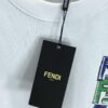 6931a130ccd8ab3d7af951d9 FENDI Fendi 2025 Spring/Summer New Arrival Round Neck Short Sleeve T-Shirt with Hand-Painted Front and Back Print, Made of Heavyweight 320g Double-Yarn Combed Cotton Fabric, Slightly Loose Fit, Soft and Substantial Fabric Texture, Unisex Design