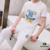 6931a130ccd8ab3d7af951e0 FENDI Men's High-Quality Double-Mercerized Cotton Summer Suit Set, Imported Premium Fabric, Trendy and Versatile Design