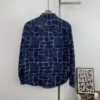 6931a132ccd8ab3d7af9520c New FENDI Logo Jacquard Denim Shirt with Fringe and Double F Pattern, Spring/Summer 2024 Collection Long Sleeve Casual Shirt