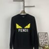 6931a133ccd8ab3d7af95215 New FENDI Monogram 'Big Demon Eye' Jacquard Knit Short-Sleeve T-Shirt Unisex