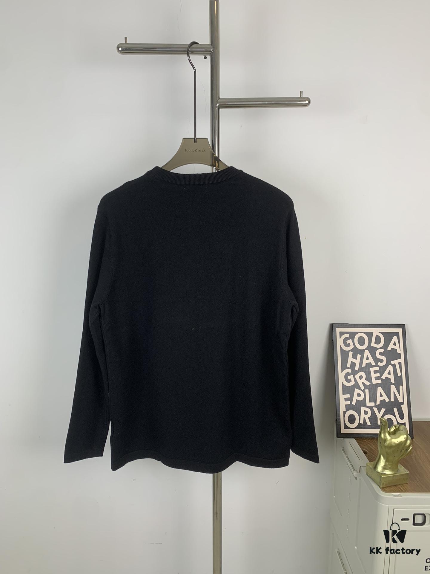 6931a133ccd8ab3d7af95216 New FENDI Monogram 'Big Demon Eye' Jacquard Knit Short-Sleeve T-Shirt Unisex
