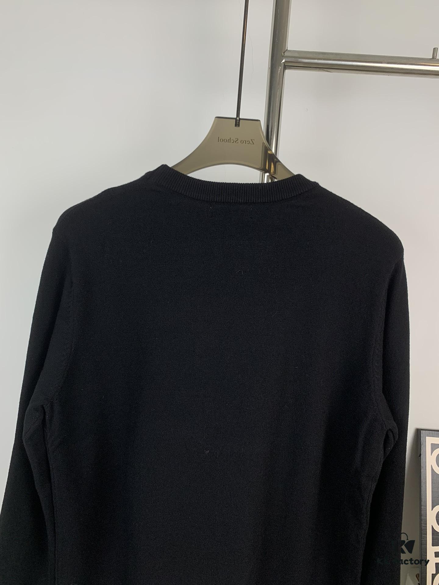 6931a133ccd8ab3d7af95218 New FENDI Monogram 'Big Demon Eye' Jacquard Knit Short-Sleeve T-Shirt Unisex