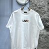 6931a135ccd8ab3d7af9523e FENDI* Fendi Candy-Colored Embroidered Short Sleeve T-Shirt