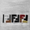 6931a135ccd8ab3d7af95240 FENDI* Fendi Candy-Colored Embroidered Short Sleeve T-Shirt