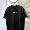 6931a135ccd8ab3d7af95247 FENDI Candy-colored Embroidered Short Sleeve T-Shirt