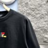 6931a135ccd8ab3d7af95249 FENDI Candy-colored Embroidered Short Sleeve T-Shirt