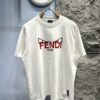 6931a136ccd8ab3d7af95250 FENDI Fluorescent Letter Print Short-Sleeve T-Shirt