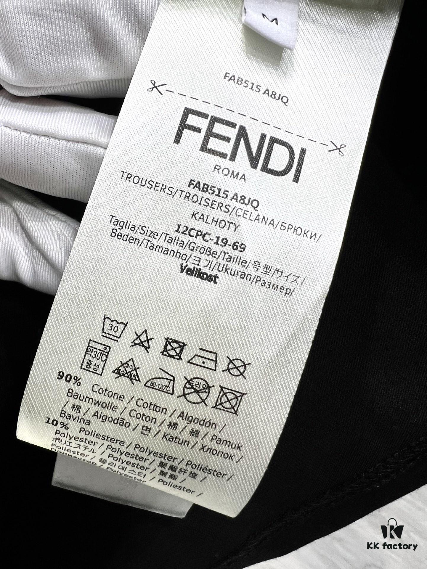 6931a136ccd8ab3d7af95260 FENDI Fluorescent Logo Print Short Sleeve T-Shirt
