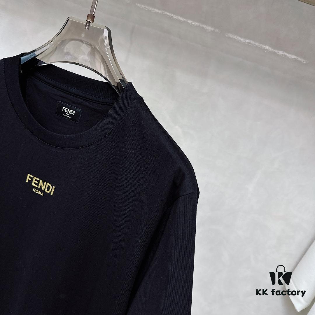 6931a137ccd8ab3d7af95265 Fendi 2025 SS New Arrival Short Sleeve T-Shirt, Stylish and Minimalist Design