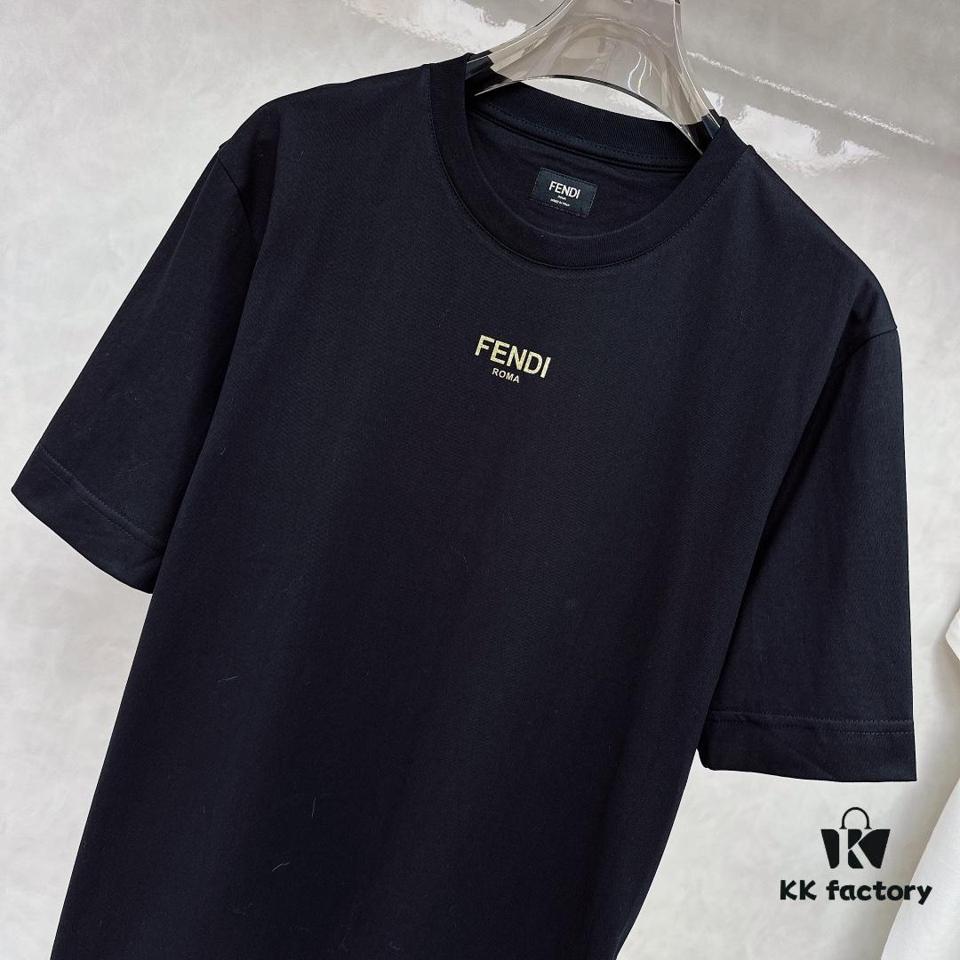 6931a137ccd8ab3d7af95267 Fendi 2025 SS New Arrival Short Sleeve T-Shirt, Stylish and Minimalist Design