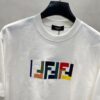 6931a13accd8ab3d7af952a6 FENDI 25SS New Arrival Round Neck T-Shirt! Must-Have for Trendsetters! Custom Colorful Embroidered Logo on Chest. Classic Colors, Stylish and Fashionable. Youthful and Energetic Overall Look! Made from 280g High-Quality Cotton, Exceptionally Comfortable to Wear and Touch, with Delicate and Premium Texture.