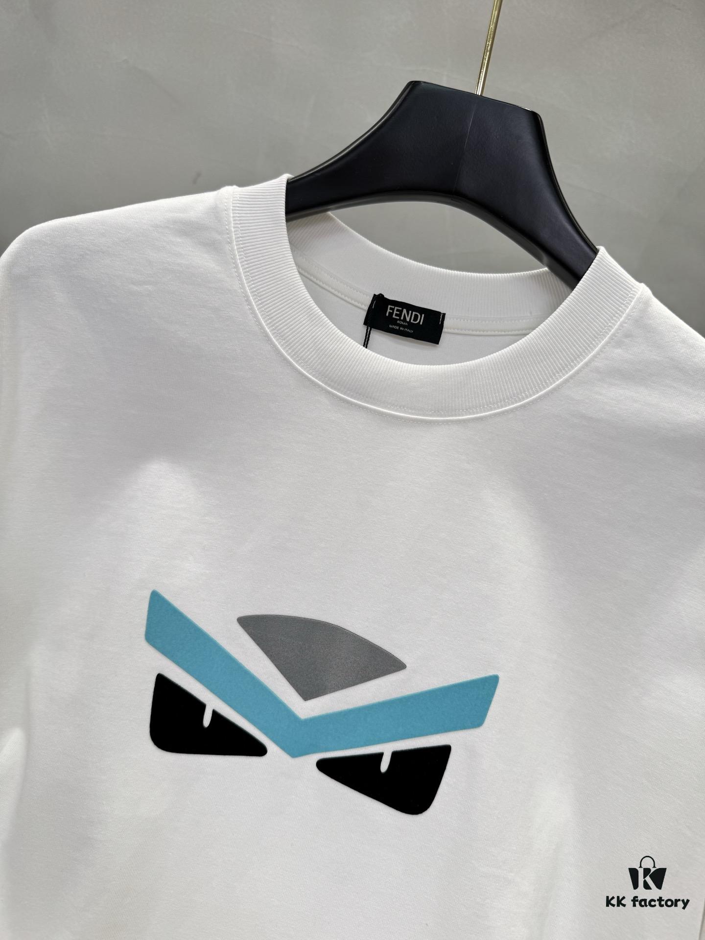 6931a13accd8ab3d7af952b0 FENDI 25SS New Arrival Crew Neck T-Shirt! Must-Have for Fashion Enthusiasts! Custom 3D Rubber Brand Lettering on Chest, Classic Colorways with Stylish Appeal, Youthful and Energetic Design. Crafted from 280g High-Quality Cotton for Exceptional Comfort and Soft, Premium Touch.