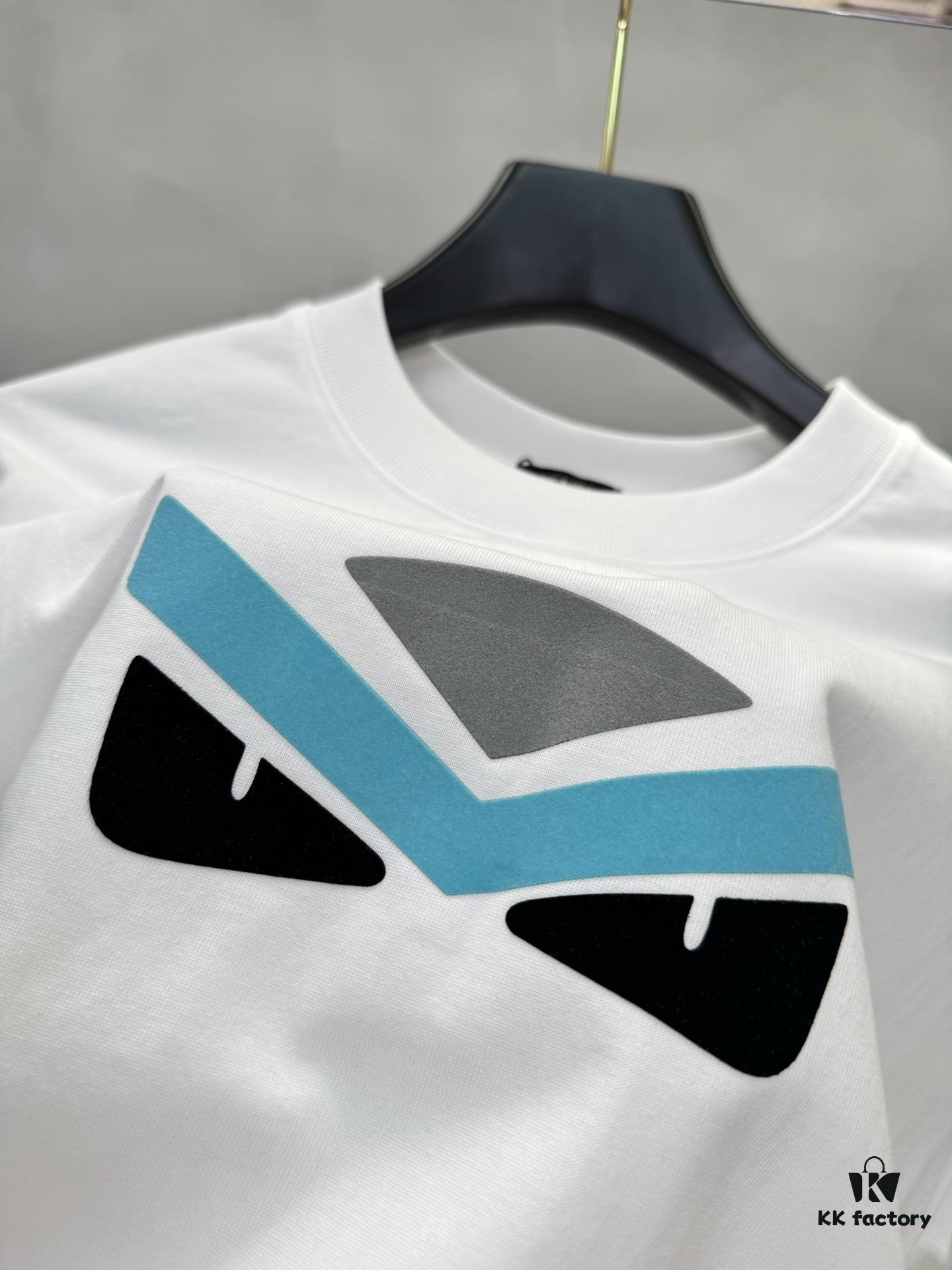 6931a13accd8ab3d7af952b1 FENDI 25SS New Arrival Crew Neck T-Shirt! Must-Have for Fashion Enthusiasts! Custom 3D Rubber Brand Lettering on Chest, Classic Colorways with Stylish Appeal, Youthful and Energetic Design. Crafted from 280g High-Quality Cotton for Exceptional Comfort and Soft, Premium Touch.