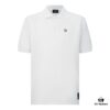 6931a13bccd8ab3d7af952b5 FENDI FF Logo Embossed Knit Polo Shirt - Original Development Top Version