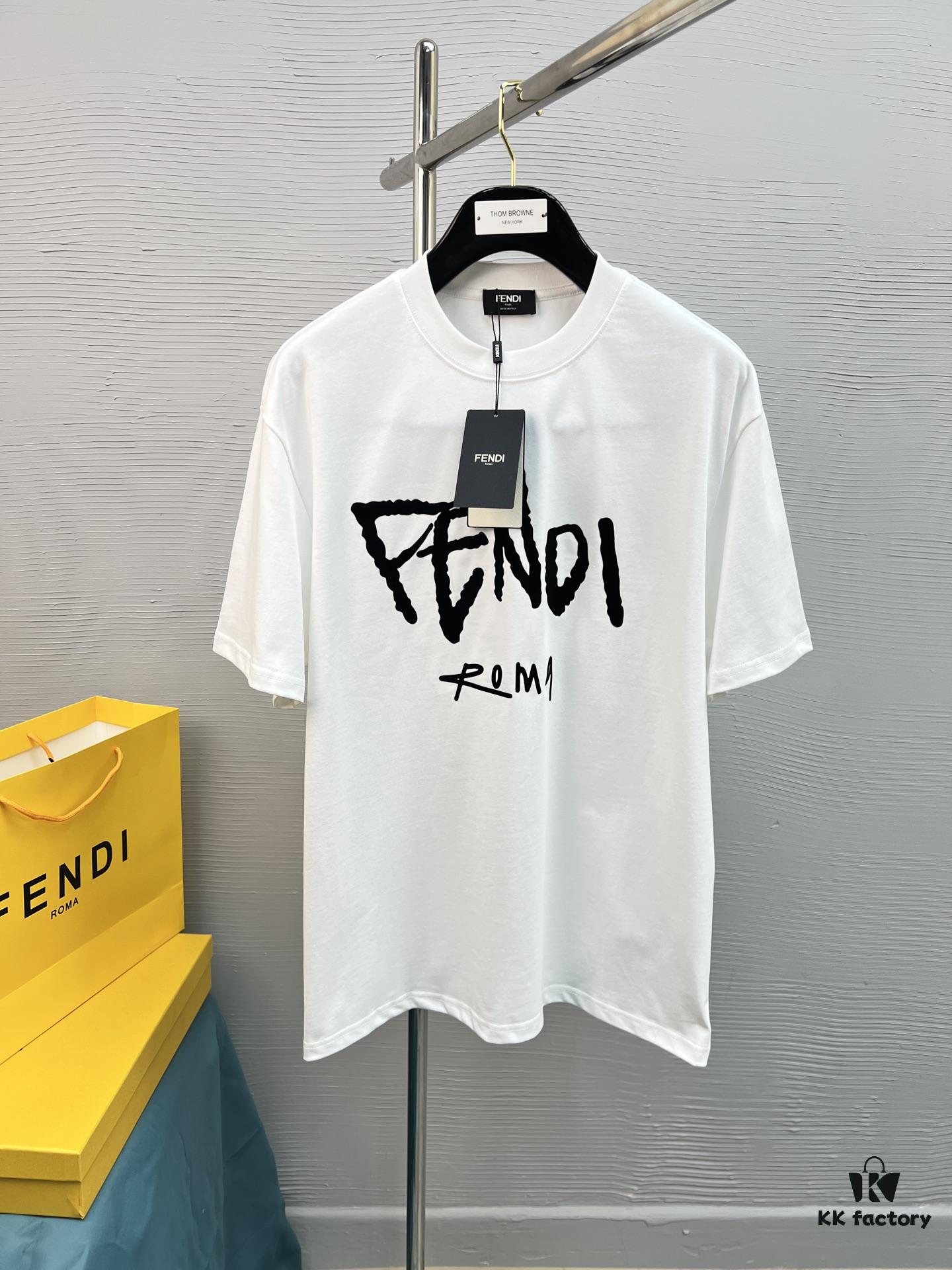 6931a13eccd8ab3d7af952ec High-Quality FEND 25SS Classic Color T-Shirt New Arrival! This vibrant and youthful design is full of energy, part of the latest seasonal Teddy Bear collection. Crafted with premium 280g 100% cotton fabric for superior softness and comfort. Features high-definition, dimensionally rich printing using advanced thermal transfer technology. Perfectly pairs with jeans, chinos, or shorts, making it a must-have spring-summer staple.