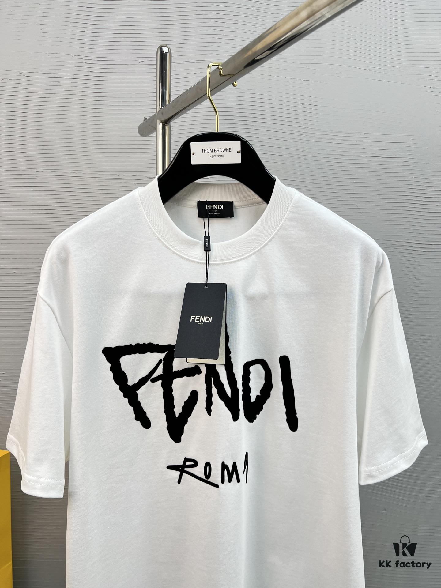 6931a13eccd8ab3d7af952ee High-Quality FEND 25SS Classic Color T-Shirt New Arrival! This vibrant and youthful design is full of energy, part of the latest seasonal Teddy Bear collection. Crafted with premium 280g 100% cotton fabric for superior softness and comfort. Features high-definition, dimensionally rich printing using advanced thermal transfer technology. Perfectly pairs with jeans, chinos, or shorts, making it a must-have spring-summer staple.