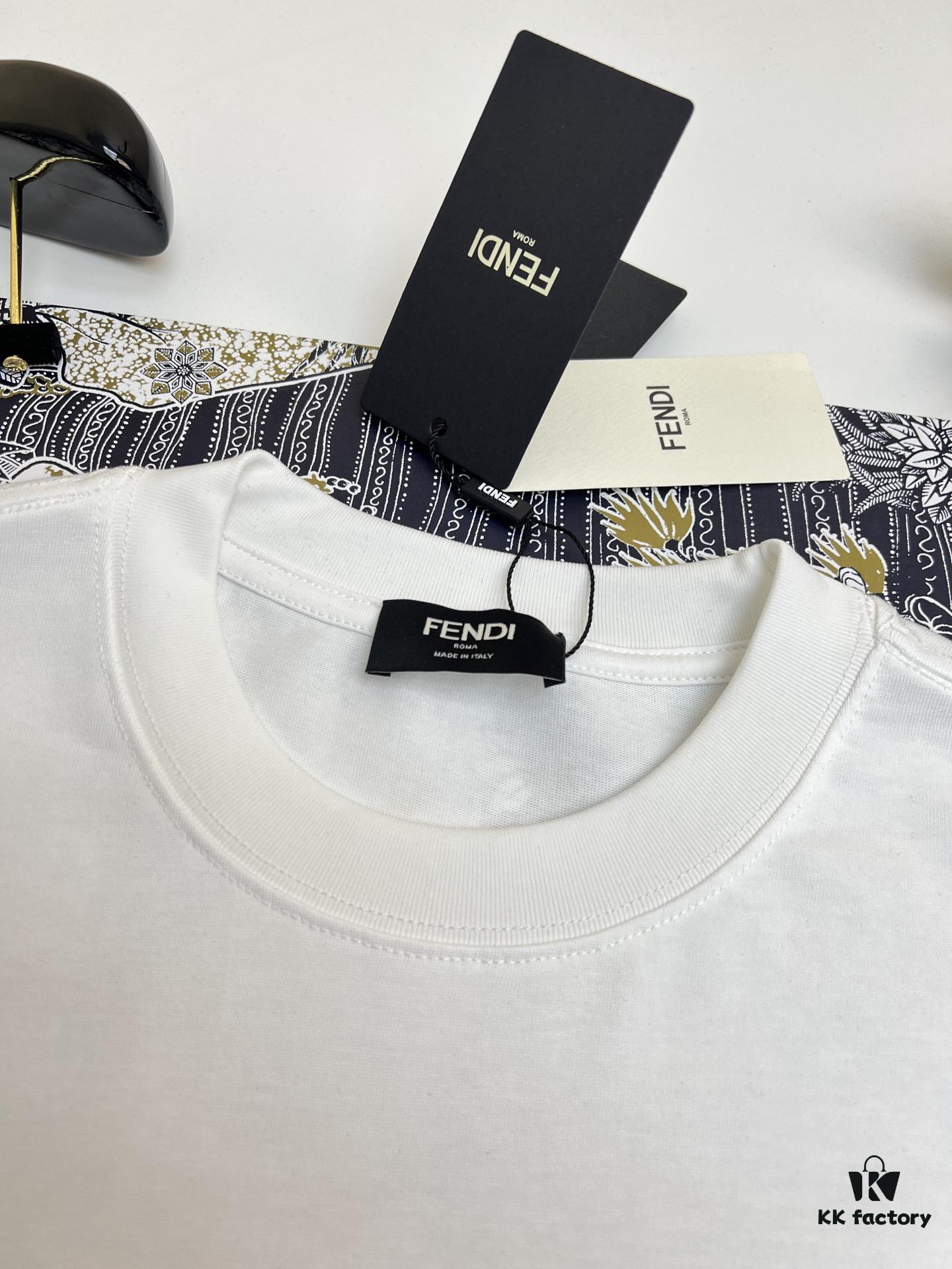 6931a13fccd8ab3d7af952f0 High-Quality FEND 25SS Classic Color T-Shirt New Arrival! This vibrant and youthful design is full of energy, part of the latest seasonal Teddy Bear collection. Crafted with premium 280g 100% cotton fabric for superior softness and comfort. Features high-definition, dimensionally rich printing using advanced thermal transfer technology. Perfectly pairs with jeans, chinos, or shorts, making it a must-have spring-summer staple.