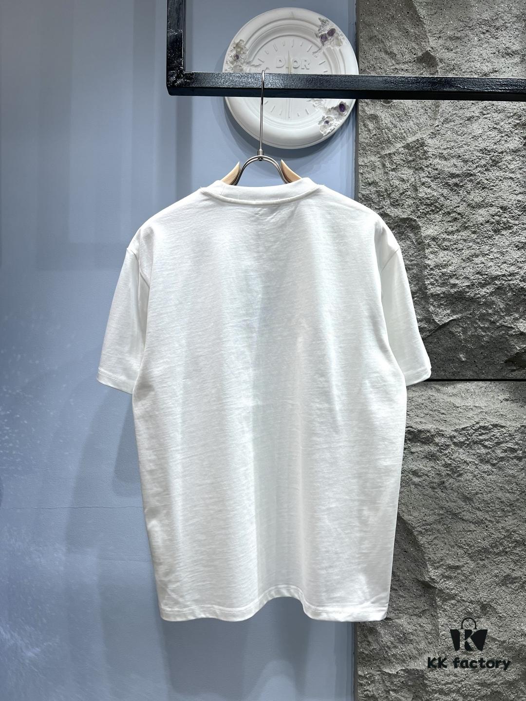 6931a140ccd8ab3d7af95307 FENDI Rainbow Webbing Flag Short Sleeve T-Shirt