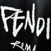 6931a140ccd8ab3d7af9530b FENDI Logo-Embroidered Webbing Flag Short Sleeve T-Shirt