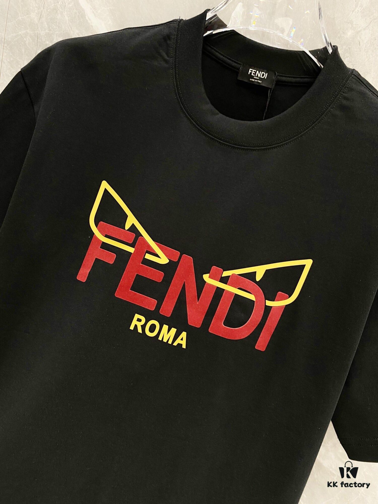 6931a142ccd8ab3d7af95330 FENDI 25SS Spring Collection Classic New Arrival T-Shirt! 260g High-Grammage Pure Cotton Fabric, Comfortable Wear. Minimalist Design, Stylish and Trendsetting. Slightly Oversized Fit for a Relaxed, Casual Look, Perfect for Various Occasions. Whether Shopping, Socializing or Relaxing, This T-Shirt Adds a Touch of Fashion and Individuality to Your Everyday Style.