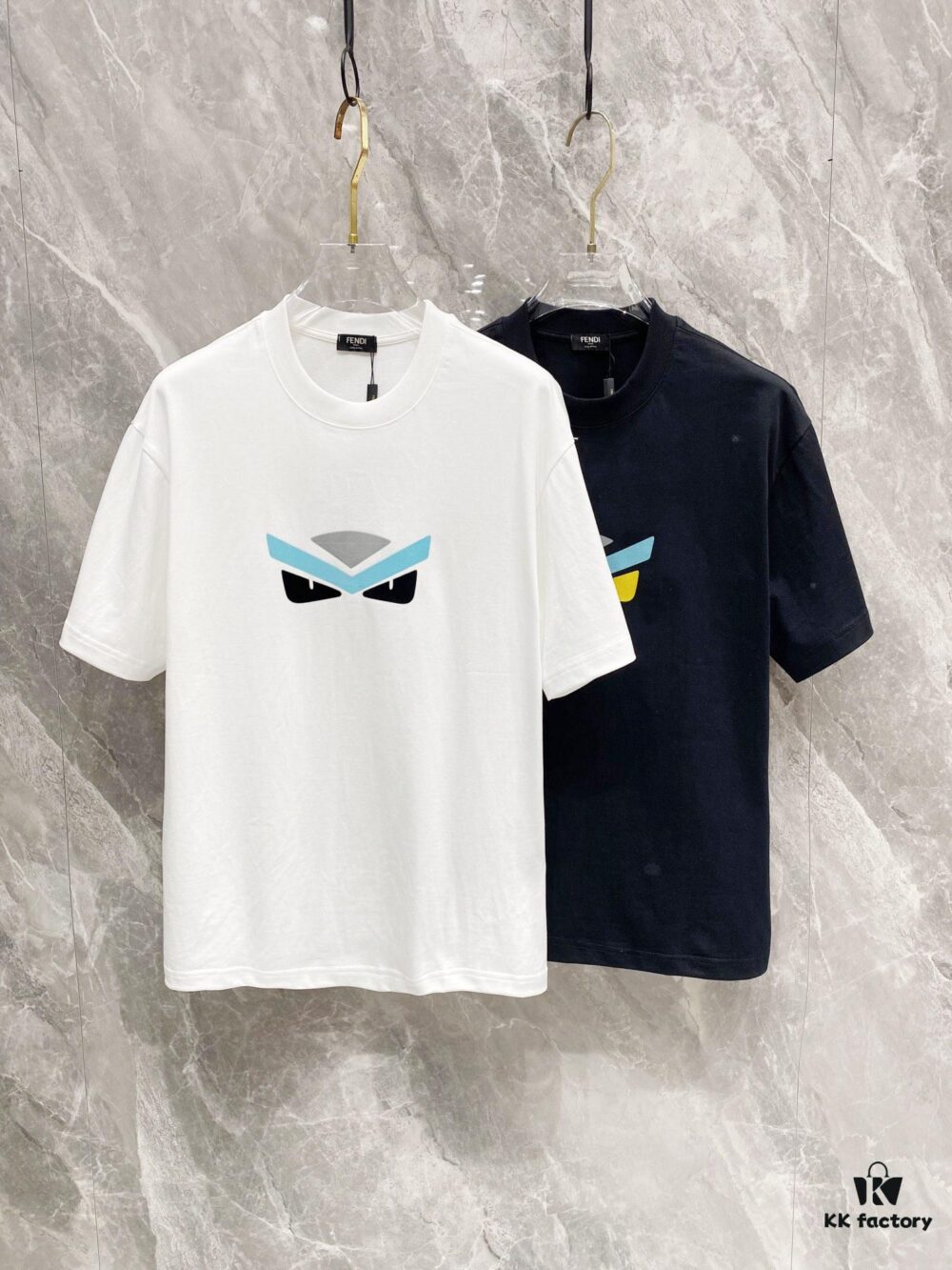 6931a143ccd8ab3d7af9534d FENDI 25SS New Arrival Round Neck T-Shirt! Must-Have for Trendsetters! Custom Brand Letter Embossed Print on Chest, Classic Colors for Stylish and Modern Look, Youthful and Energetic Design. Crafted from 280g Cotton for Exceptional Comfort and Soft, Premium Hand Feel.