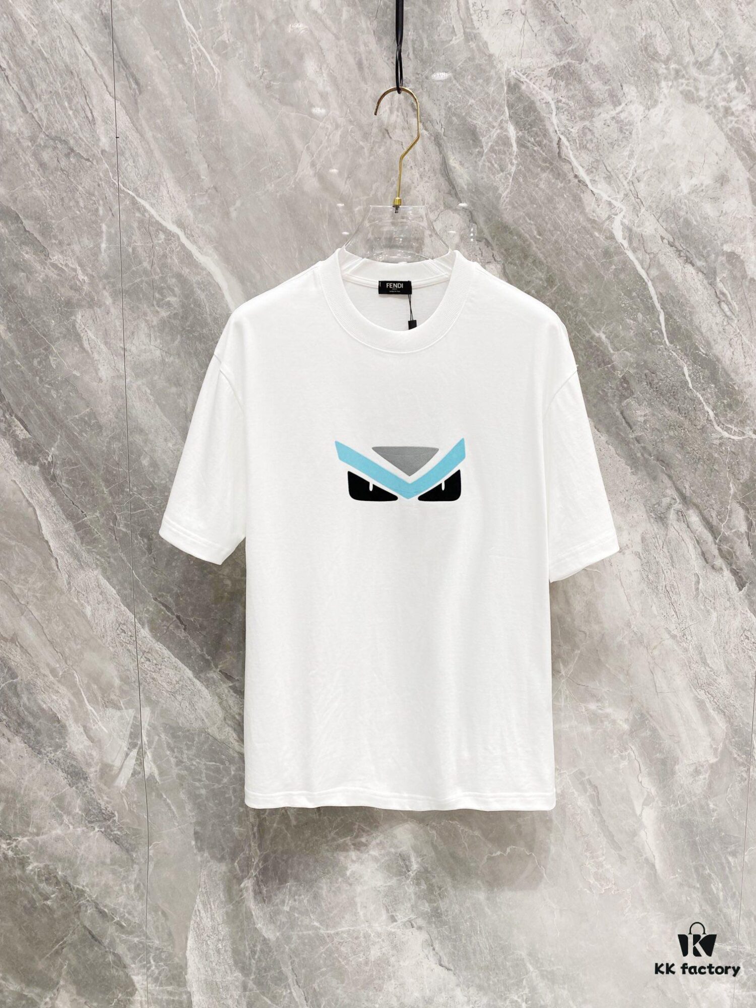 6931a143ccd8ab3d7af9534e FENDI 25SS New Arrival Round Neck T-Shirt! Must-Have for Trendsetters! Custom Brand Letter Embossed Print on Chest, Classic Colors for Stylish and Modern Look, Youthful and Energetic Design. Crafted from 280g Cotton for Exceptional Comfort and Soft, Premium Hand Feel.