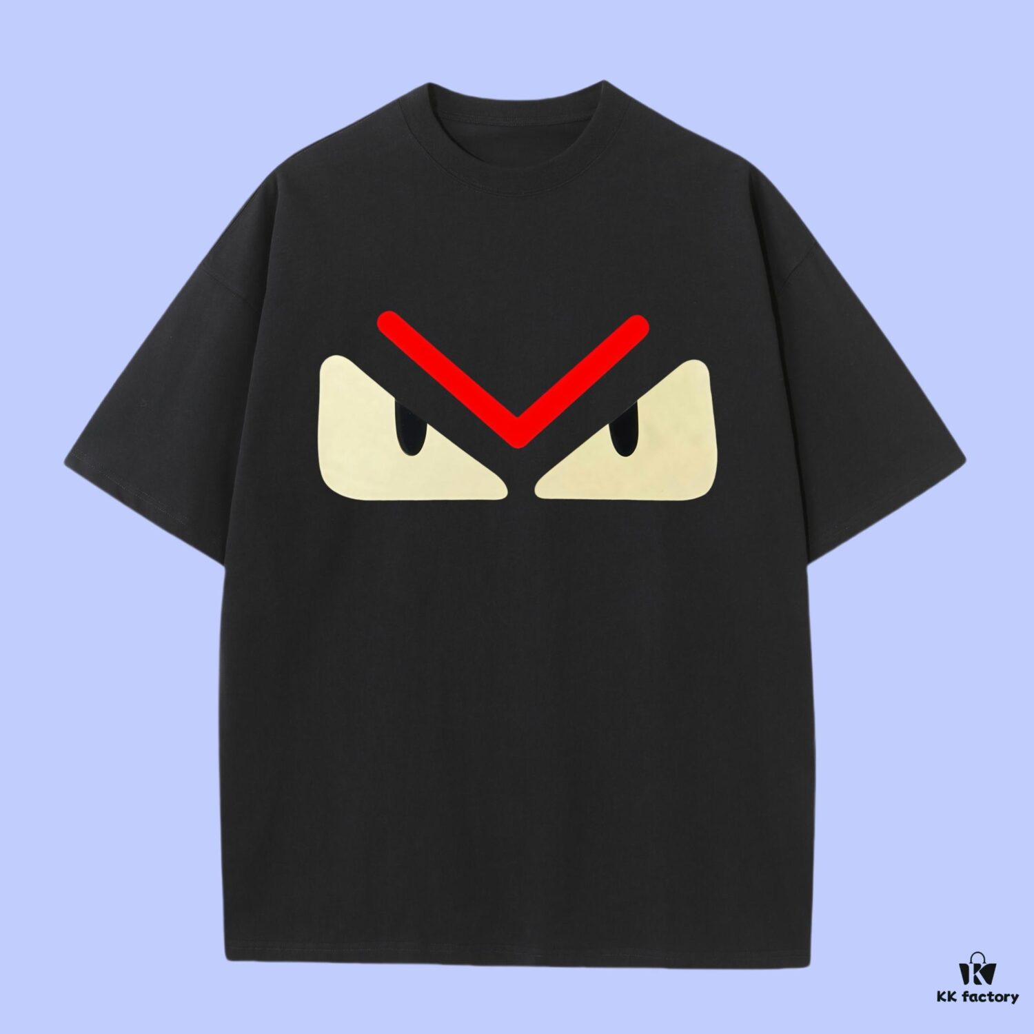 6931a147ccd8ab3d7af95381 FENDI 2025 Fall Spring/Summer Collection Monster Eye Short-Sleeve T-Shirt Premium Quality, Custom-Woven 270G 32-Count Double-Yarn Pure Cotton Fabric, Relaxed Fit Unisex Design