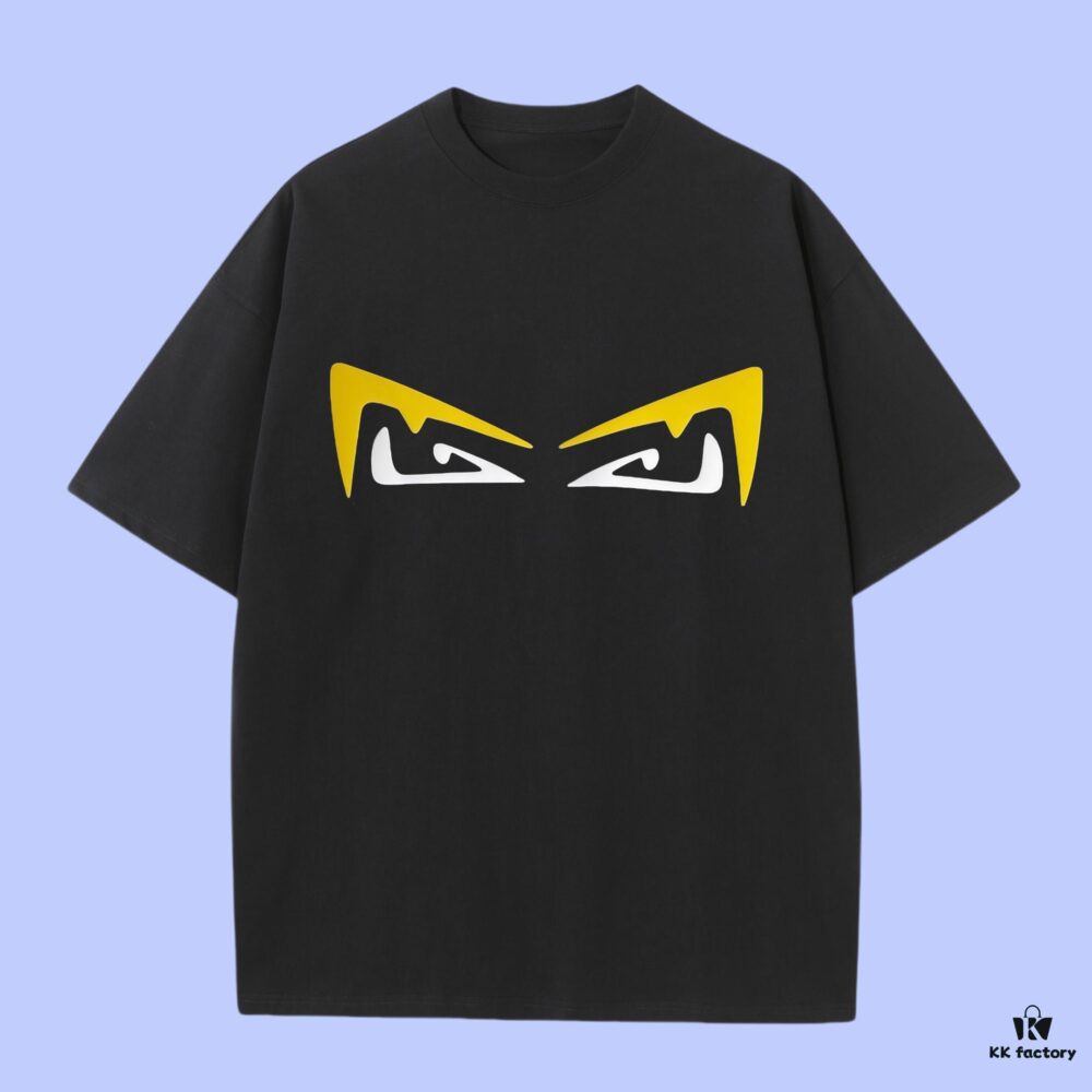 6931a149ccd8ab3d7af953a5 High-End Quality FENDI 2025 Fall Spring/Summer Collection Monster Eye Short-Sleeve T-Shirt, Distinct from Regular Prints, Custom-Woven 270G 32-Count Double-Yarn Pure Cotton Fabric, Loose Fit Unisex Design