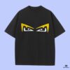 6931a149ccd8ab3d7af953a5 High-End Quality FENDI 2025 Fall Spring/Summer Collection Monster Eye Short-Sleeve T-Shirt, Distinct from Regular Prints, Custom-Woven 270G 32-Count Double-Yarn Pure Cotton Fabric, Loose Fit Unisex Design
