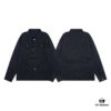 6931a14accd8ab3d7af953bc FENDI FEND Heavyweight Denim Jacket Coat Shirt Style Custom Woven Fabric with FF Jacquard Towel-Letter Embellishment High Aesthetic and Exquisite Craftsmanship