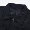 6931a14accd8ab3d7af953bf FENDI FEND Heavyweight Denim Jacket Coat Shirt Style Custom Woven Fabric with FF Jacquard Towel-Letter Embellishment High Aesthetic and Exquisite Craftsmanship