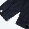 6931a14bccd8ab3d7af953c6 FENDI FEND Heavyweight Denim Jacket Coat Shirt Style Custom Woven Fabric with FF Jacquard Towel-Letter Embellishment High Aesthetic and Exquisite Craftsmanship