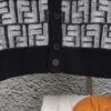 6931a14bccd8ab3d7af953d0 Fedi 24 Full Print Embossed Knit Cardigan - Stylish, Soft and Comfortable with Exquisite Craftsmanship