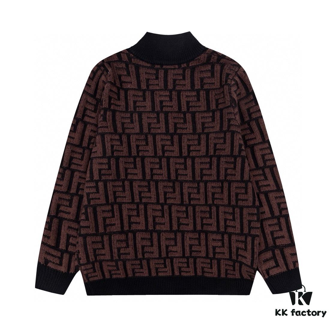 6931a14dccd8ab3d7af953ea 2023 New Arrival Fendi Knit Zip-Up Jacket, Exclusive Design with Unique Jacquard Texture, Soft and Comfortable Fabric, Anti-Pilling, Non-Irritating, Perfect Fit and High Aesthetic Appeal