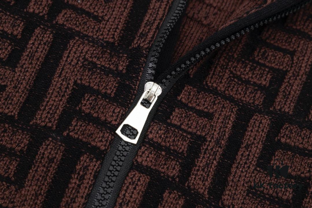 6931a14dccd8ab3d7af953ec 2023 New Arrival Fendi Knit Zip-Up Jacket, Exclusive Design with Unique Jacquard Texture, Soft and Comfortable Fabric, Anti-Pilling, Non-Irritating, Perfect Fit and High Aesthetic Appeal