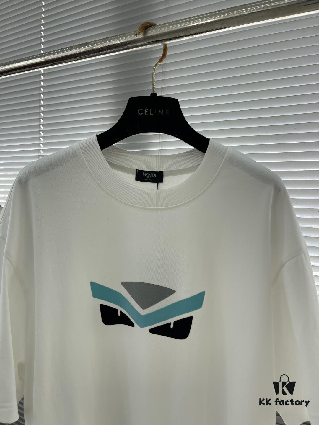 6931a14eccd8ab3d7af9540d FEND 2025 SS New Arrival Short Sleeve T-Shirt, Fashionable and Stylish Design, Minimalist Versatile Cut
