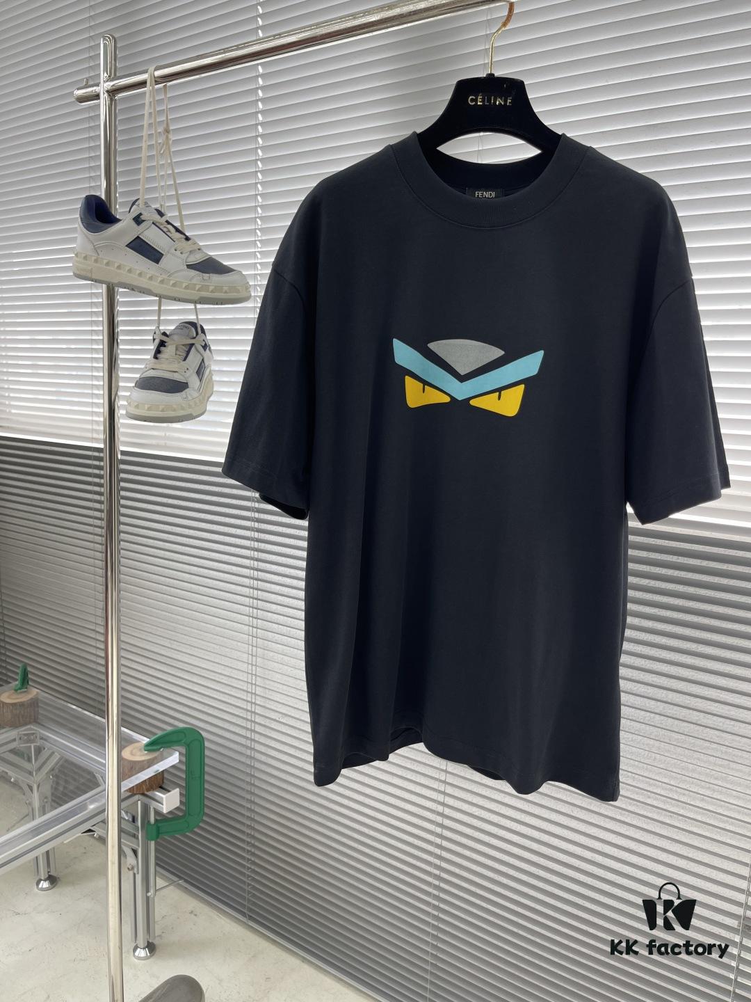 6931a14fccd8ab3d7af95414 FEND 2025SS New Arrival Short Sleeve T-Shirt, Stylish and Minimalist Design, Classic Brand Logo, Comfortable Wear with Refined Craftsmanship