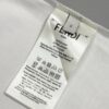 6931a150ccd8ab3d7af9542b Fendi FD Colorful Embroidered FF Logo Short Sleeve T-Shirt, Inverted FF Embroidery on Back, Tatami Stitching Technique, 32s 280g Double-combed Cotton Fabric, Soft, Breathable, Anti-deformation, Anti-shrinkage, Fade-resistant, Loose Fit Unisex Design