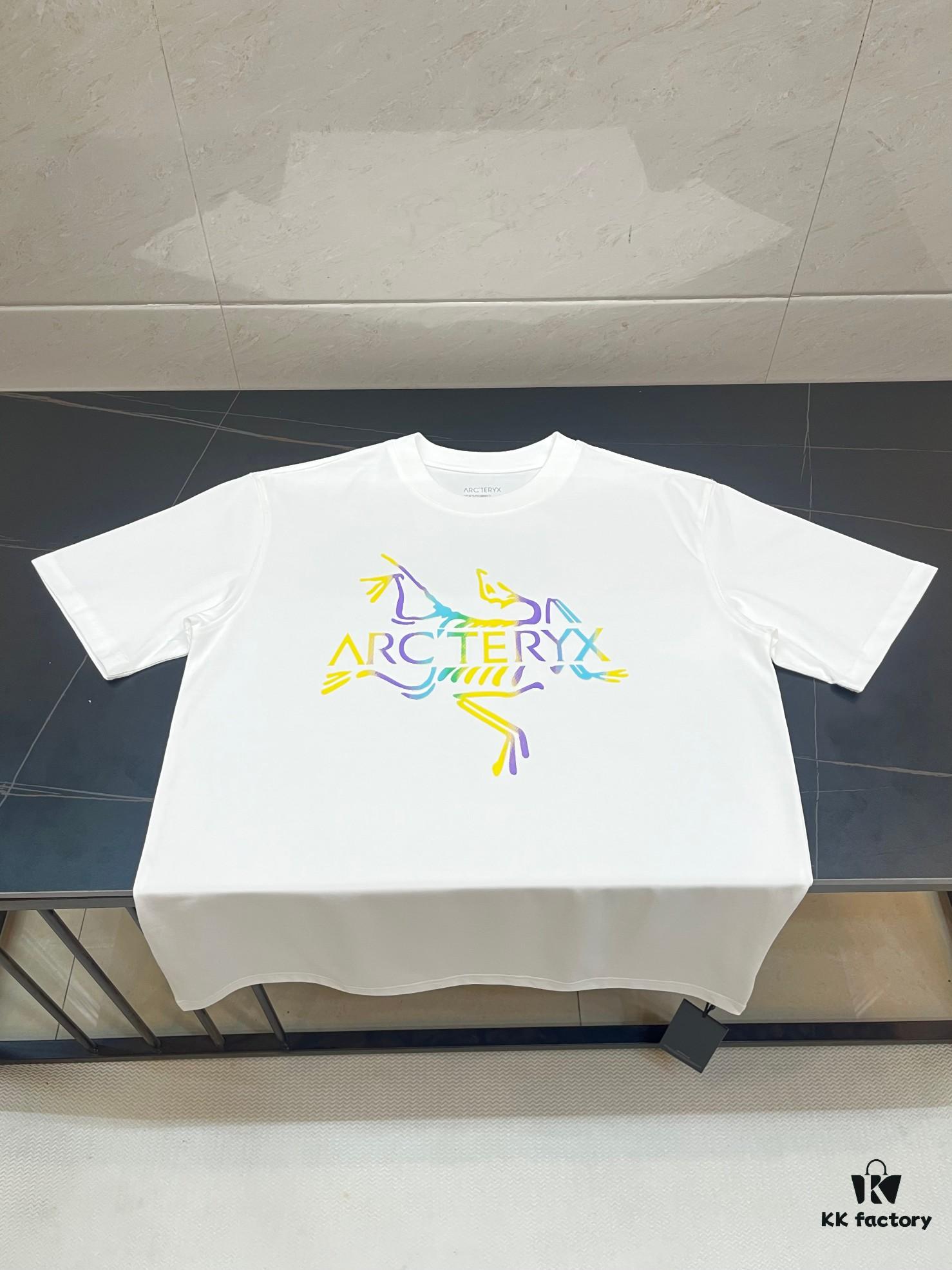 6931a151ccd8ab3d7af95442 Ayc Teryx Arc'teryx 2025 FW Junior Bird Logo Premium Print Short Sleeve Tee, 280g Double Cotton Fabric, Soft and Comfortable Wear, Custom Ribbed Collar Dyed in Same Dye Bath, Full Three Labels, Unisex Design, High Version for Comparison