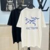 6931a151ccd8ab3d7af9544a Ayc Teryx Arc'teryx 2025 FW Junior Bird Logo Premium Print Short Sleeve T-Shirt, 280g Pure Cotton Double-Yarn Fabric, Soft and Comfortable Fit, Custom Rib Knit with Matching Dye, Full Trims, Unisex Design, High-Version Comparable