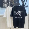 6931a151ccd8ab3d7af9544b Ayc Teryx Arc'teryx 2025 FW Junior Bird Logo Premium Print Short Sleeve T-Shirt, 280g Pure Cotton Double-Yarn Fabric, Soft and Comfortable Fit, Custom Rib Knit with Matching Dye, Full Trims, Unisex Design, High-Version Comparable