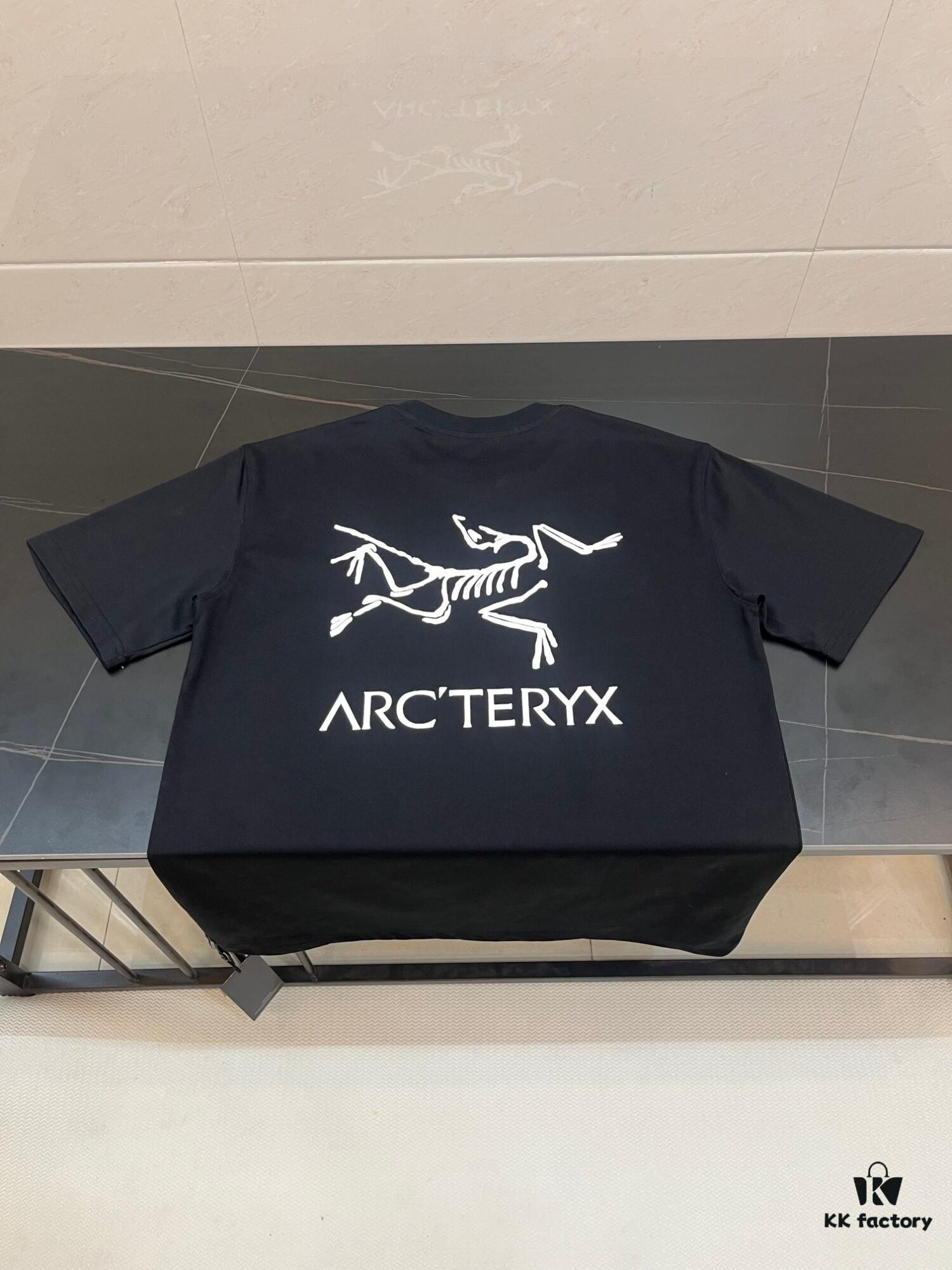 6931a152ccd8ab3d7af9544c Ayc Teryx Arc'teryx 2025 FW Junior Bird Logo Premium Print Short Sleeve T-Shirt, 280g Pure Cotton Double-Yarn Fabric, Soft and Comfortable Fit, Custom Rib Knit with Matching Dye, Full Trims, Unisex Design, High-Version Comparable