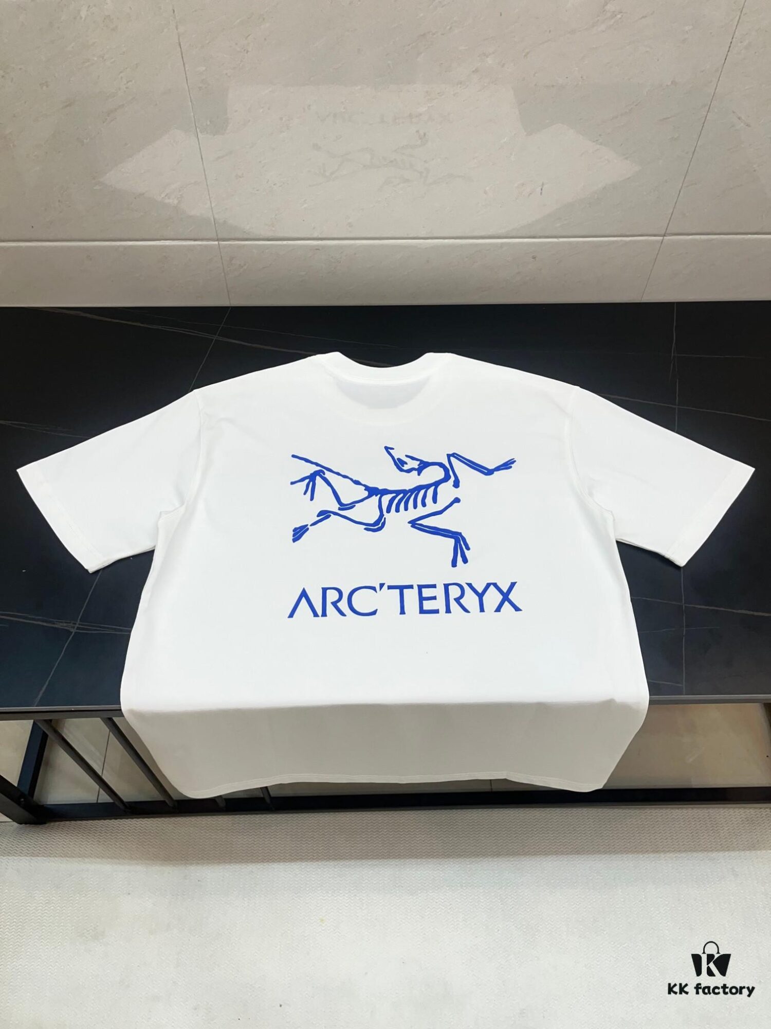 6931a152ccd8ab3d7af9544d Ayc Teryx Arc'teryx 2025 FW Junior Bird Logo Premium Print Short Sleeve T-Shirt, 280g Pure Cotton Double-Yarn Fabric, Soft and Comfortable Fit, Custom Rib Knit with Matching Dye, Full Trims, Unisex Design, High-Version Comparable