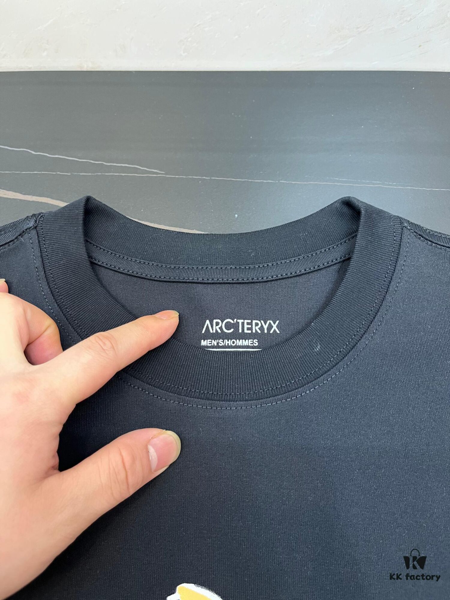 6931a153ccd8ab3d7af95461 Ayc Teryx Arc'teryx 2025FW Logo Print Premium Short Sleeve T-Shirt, 280g Double Cotton Fabric, Unisex Design