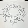 6931a154ccd8ab3d7af9547c Ayc Teryx Arc'teryx 2024 Mini Bird Logo Reflective Print Short Sleeve T-Shirt, 280g Pure Cotton Double-Yarn Fabric, Soft and Comfortable Wear, Custom Rib Knit Collar Dyed in Same Dye Batch, Complete Three Labels, Unisex Style, High Version for Comparison