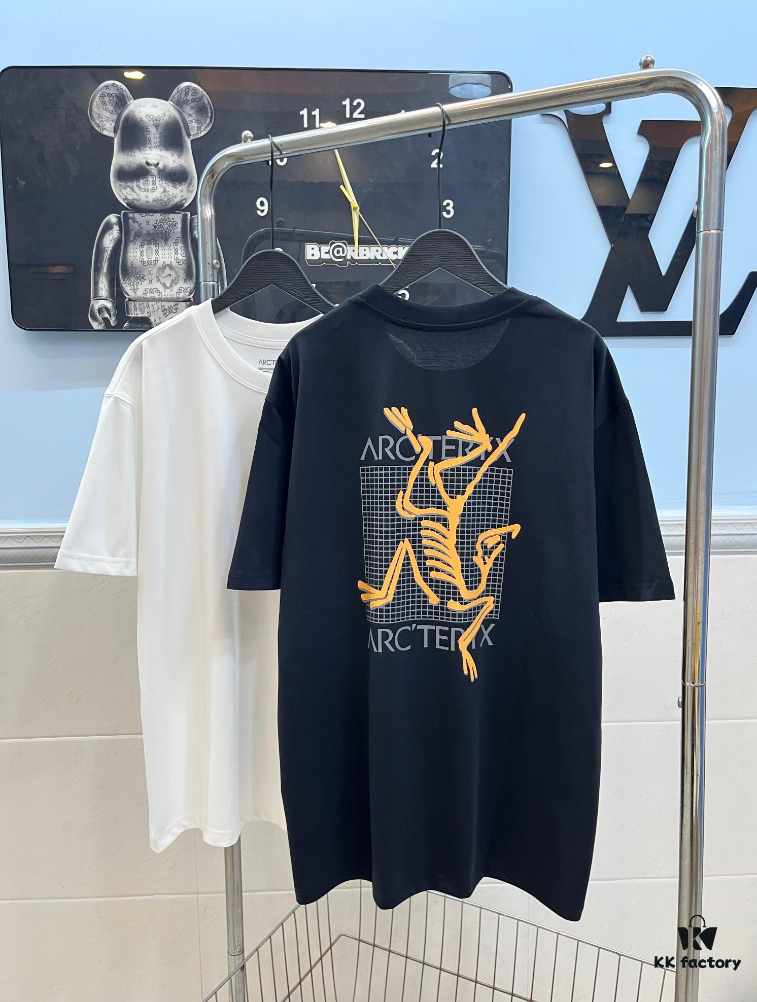6931a155ccd8ab3d7af95489 Ayc Teryx Arc'teryx 2024FW Short Sleeve T-Shirt, Bird Logo Print Tee, 280g Pure Cotton Double-Yarn Fabric, Soft and Comfortable Fit, Custom Rib Knit Collar Same-Dye Process, Full Trims, Unisex Design, High-Quality Version