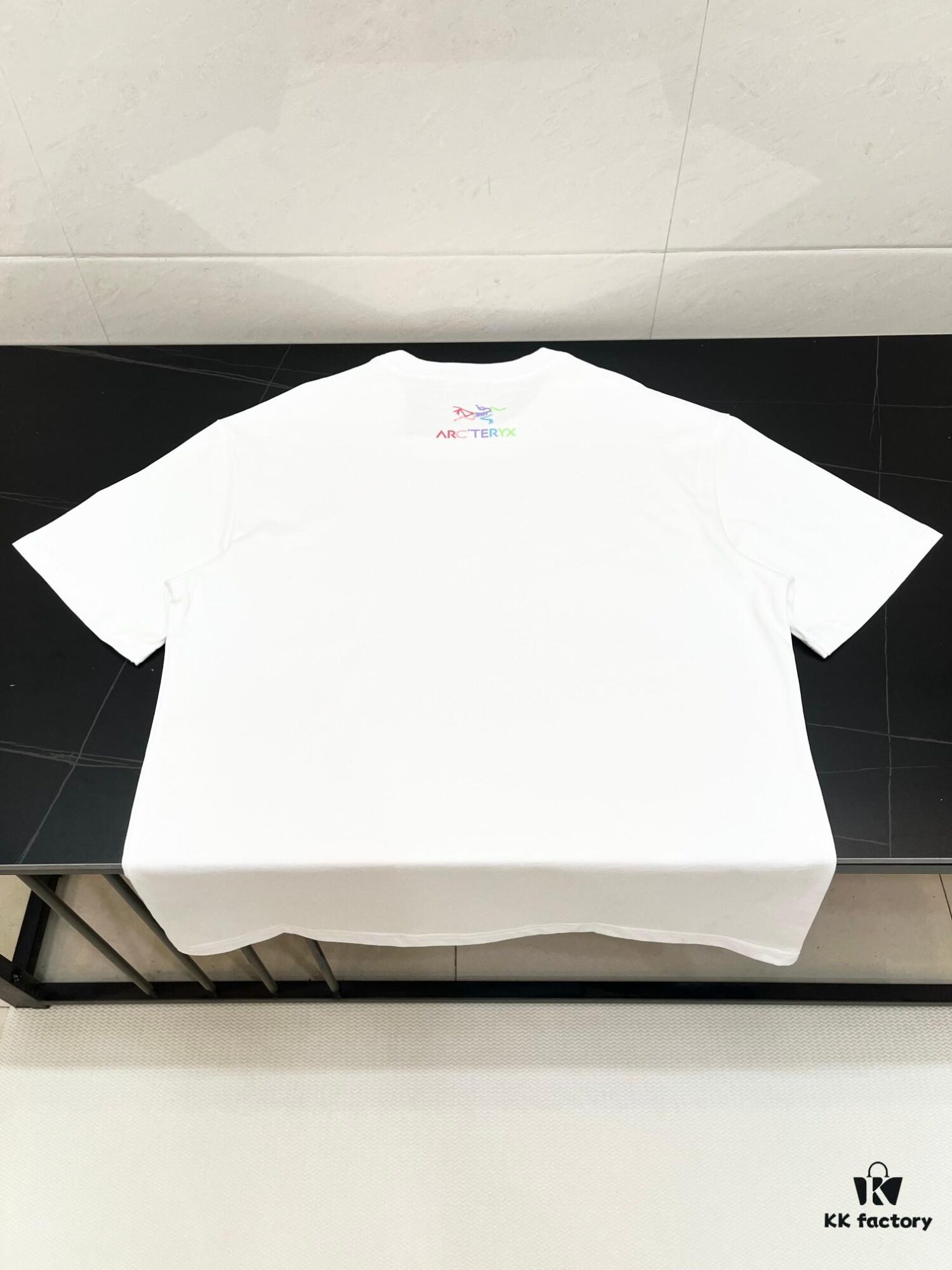 6931a155ccd8ab3d7af95493 ARC'TERYX Rainbow Logo Crew Neck Printed Short Sleeve T-Shirt