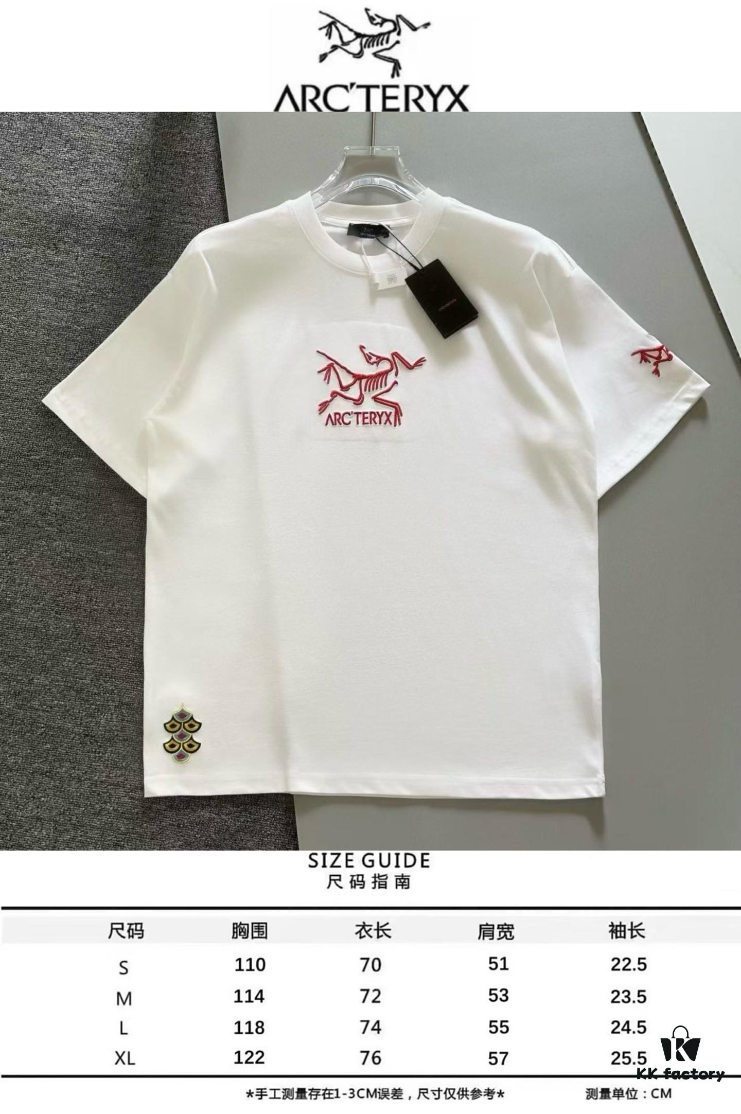 High-Quality Arc’teryx Arc 25SS Embroidered Short Sleeve T-Shirt