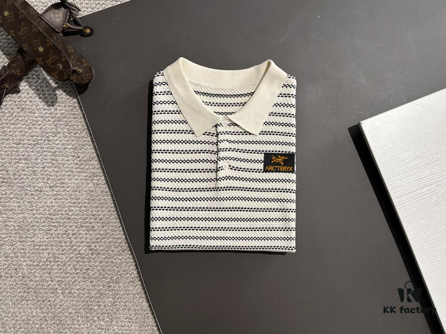 High-Quality Arc'teryx 2025 Spring/Summer New Men's Lapel Short-Sleeve T-Shirt