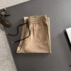 Shizhuniao 2025 Spring and Summer New Elastic Waist Casual Pants, Lightweight Cabinet Custom Fabric, Breathable and Comfortable, Exquisite Details, Brand Design Concept, High Quality, Soft and Smooth Touch